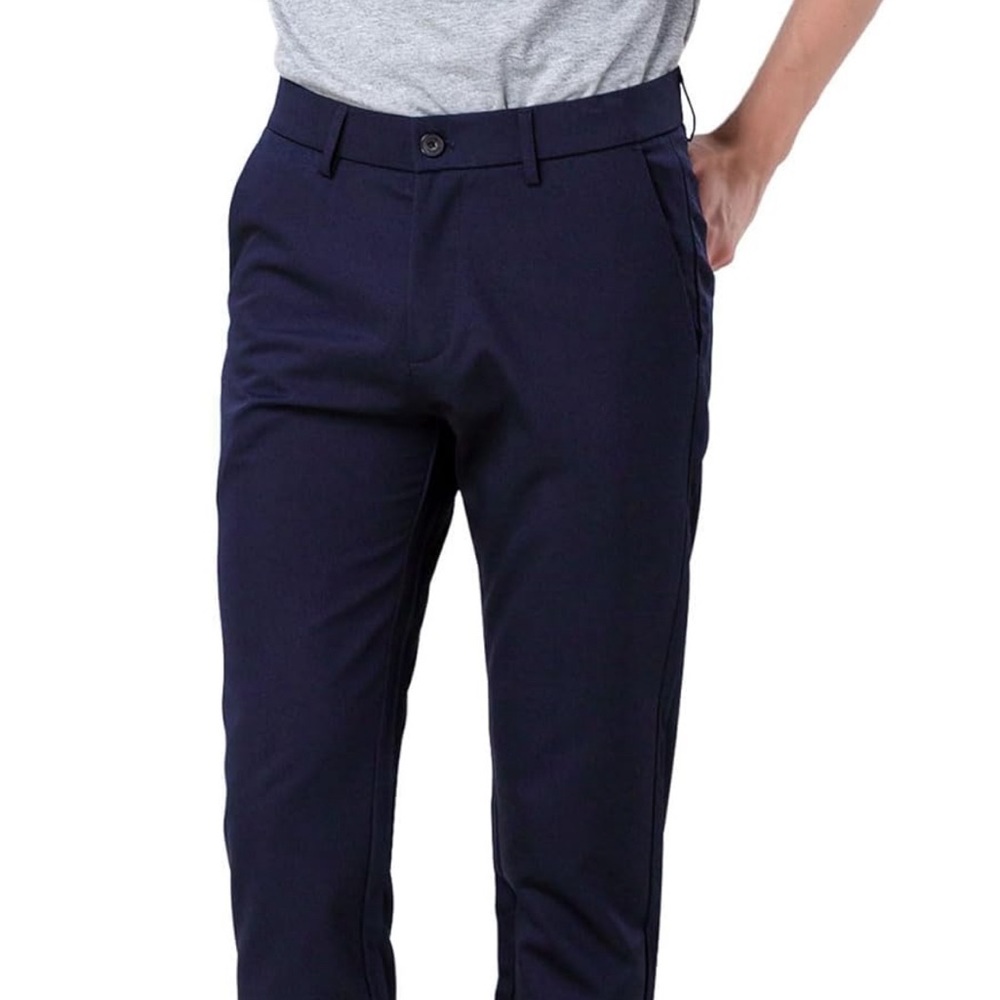 NWT Plaid&Plain Men’s Slim Fit Dress Pants Stretch Dress Pants SZ 40x30
